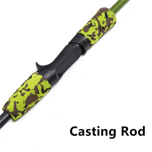 Green Camouflage Portable 1.8M 3.4 20g Lure Test M Action Carbon Fiber