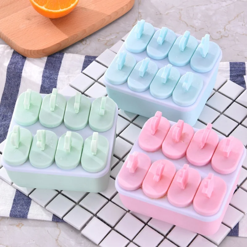 Cute Shape Ice Cream Mold Maker Kitchen Chocolate Tray Cake Candy Mould Bar Party Cool Ice Cube Wine Ice Cream Kitchen Tools