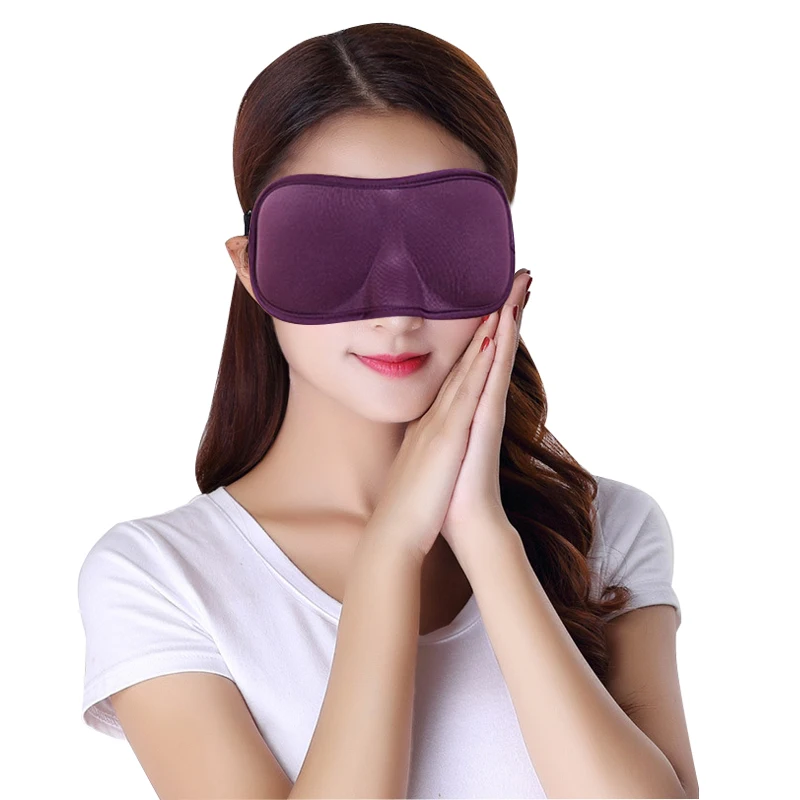 

Fashionable 3D Eyeshade Soft Eye Sponge CoverTravel Sleep Aid Relax Mask Blindfold Women Man Sleeping Eye Mask