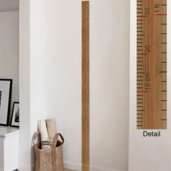 

Wall Paper Removable Growth Chart Kids Height Measure Living Room Wall Decal Decor Sticker New