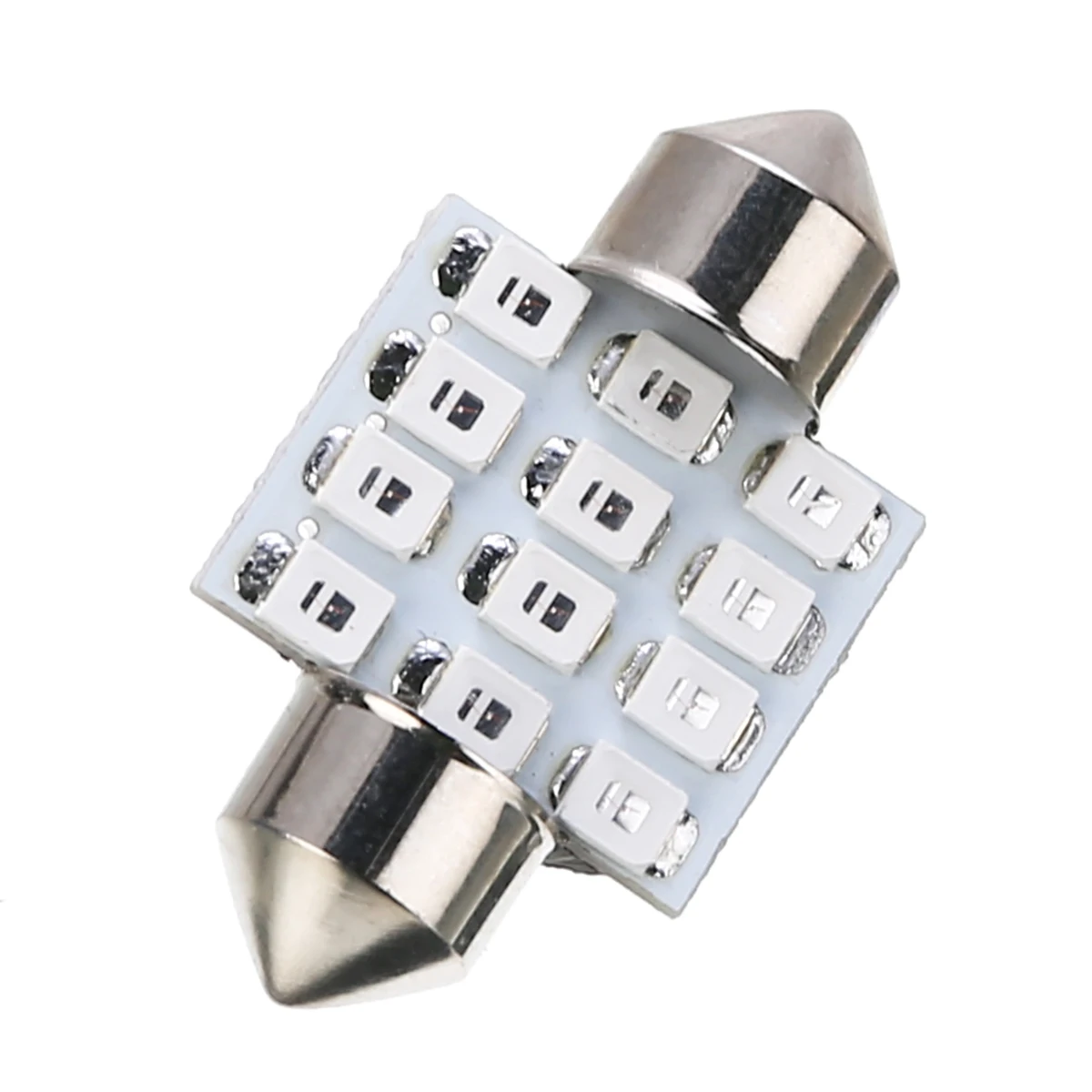 11Pcs/set Blue LED T10+31mm Car Led Light Bulb Kit Auto Festoon Interior Dome Map Tag Light License Plate Lamp