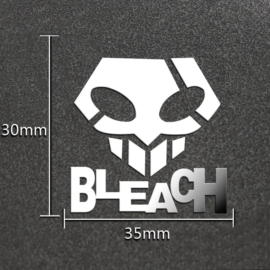 Горячая Аниме Bleach 3D металлическая наклейка s Роскошный телефон Ноутбук наклейка на холодильник автомобиль мотоцикл наклейка DIY игрушка наклейка s подарок - Цвет: 1pc