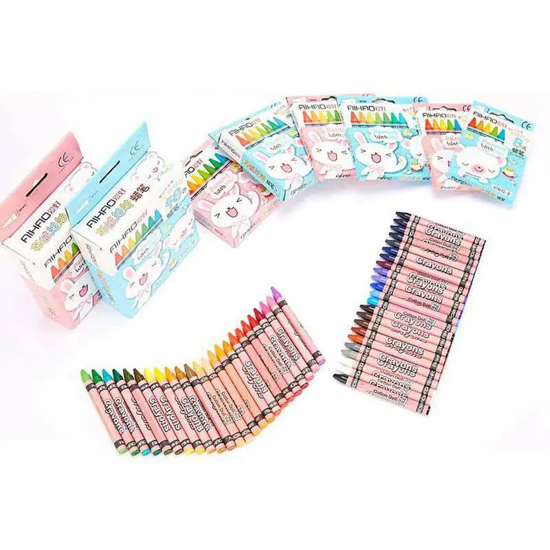 8/12/24 Colors Crayons Creative Cartoon Drawing Non-Toxic Oil