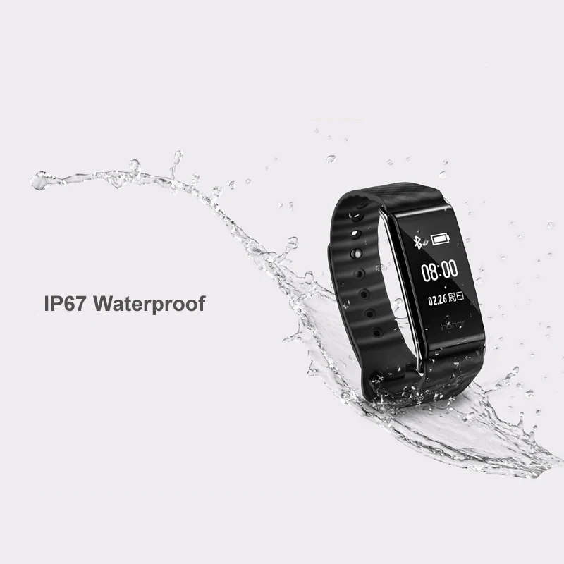 Huawei Honor Band A2 смарт браслет монитор сердечного ритма сообщение на экране показать