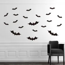 3d DIY Halloween Party Black 3D Decorative Bats Wall Sticker Halloween eve decor Home Decoration 3d DIY Halloween Party Black 3D Decorative Bats Wall Sticker Halloween eve decor Home Decoration