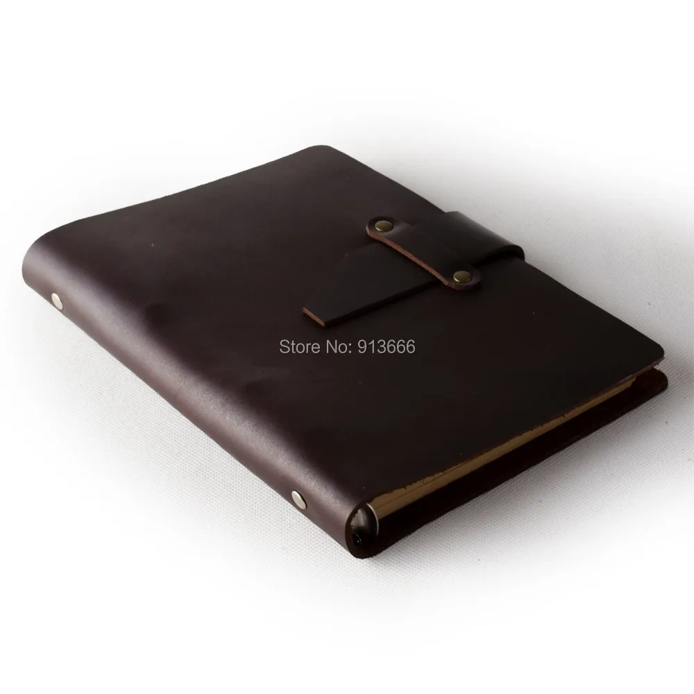 Anciccraft кожаный дневник, записная книжка, многоразовый планировщик с ремешком, 6 колец, папка-вкладыш, А5, А6, пустая подкладка, крафт-бумага