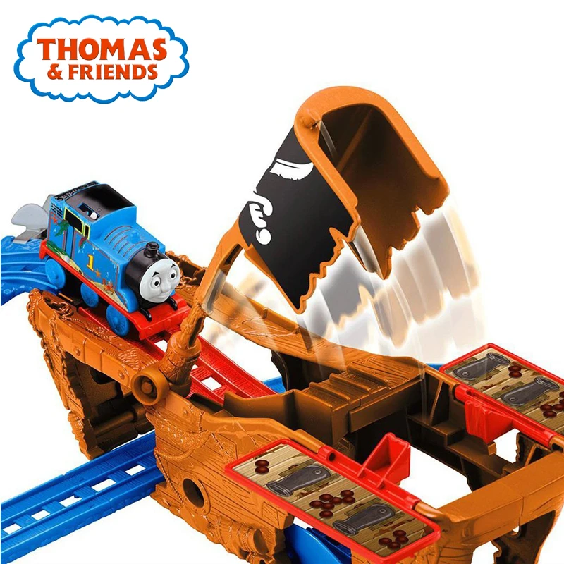 Оригинальные игрушки Thomas & Friends рельсовые строительные литые Железнодорожный