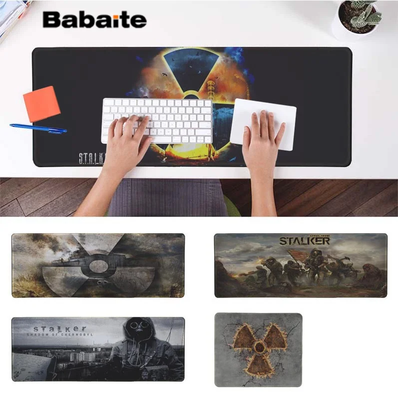 

Babaite Beautiful Anime stalker mask logo Gaming Player desk laptop Rubber Mouse Mat Rubber PC Computer Gaming mousepad