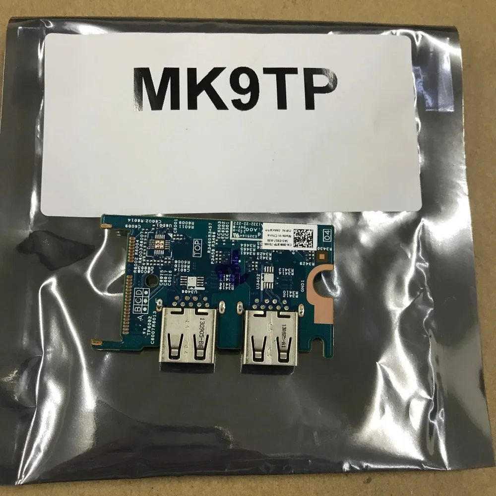 Оригинальный Для Dell Inspiron 15 7000 7537 7535 7737 7745 7746 двойной USB Порты и разъёмы борад 0MK9TP
