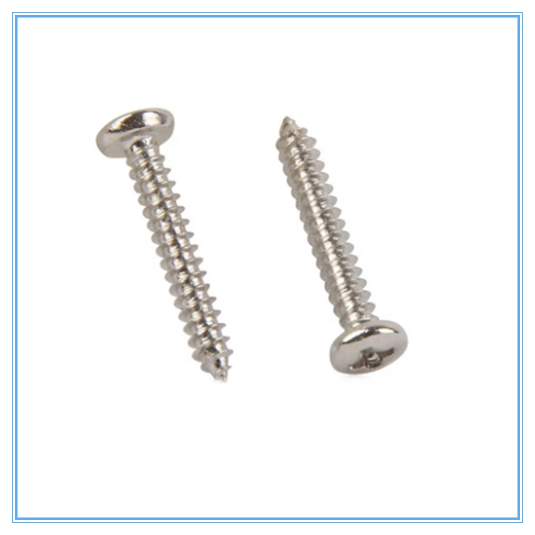 

10PCS Screws Nuts Silver M2.2 M3.5 M3.9 M4.2 M4.8 Round Head Fit Hinges Countersunk Self-Tapping Screws Wood Hardware Tool