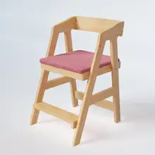 Цельный деревянный детский подъемный стул, обучающий стул, студенческий стул, коррекция осанки, письменный стул, обеденная скамейка Baihe Ju Lifting