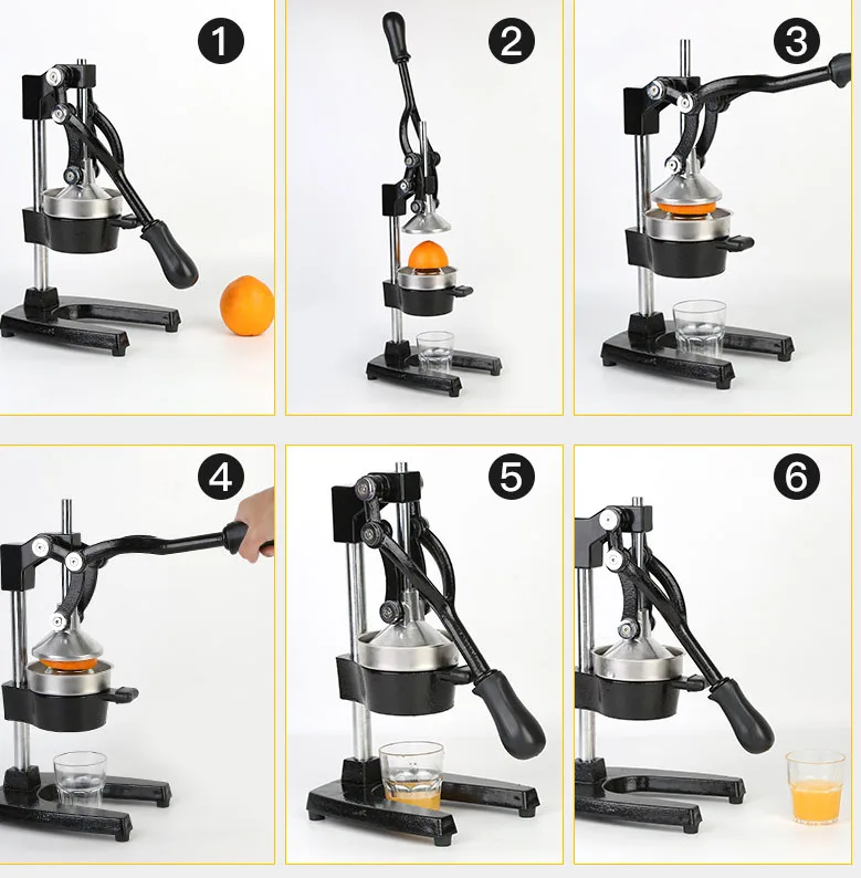 Быстрая бытовая ручная соковыжималка, соковыжималка для фруктов, соковыжималка для лимона, апельсина, цитрусовых, граната