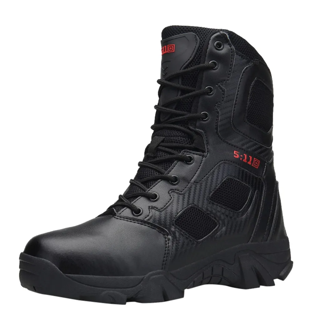 

Xiniu Hot Sale Men's Outdoor Non-slip Wear-resistant Combat Mountaineering Hiking Boots Shoes