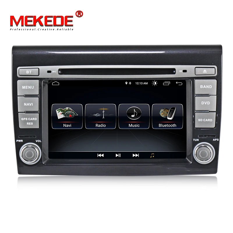 

MEKEDE HD 2 Din android 8.1 Car DVD Player 7'' Autoradio GPS Navigation For Fiat Bravo 2007 2008 2009 2010 2011 2012 Stereo