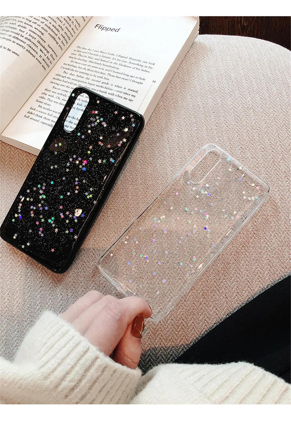 QINUO блестящий чехол для телефона Huawei P10 P20 Plus P30 Mate 20 Pro Nova 2S 3 3i honor 9 V20 10 Lite чехол со звездами и блестками