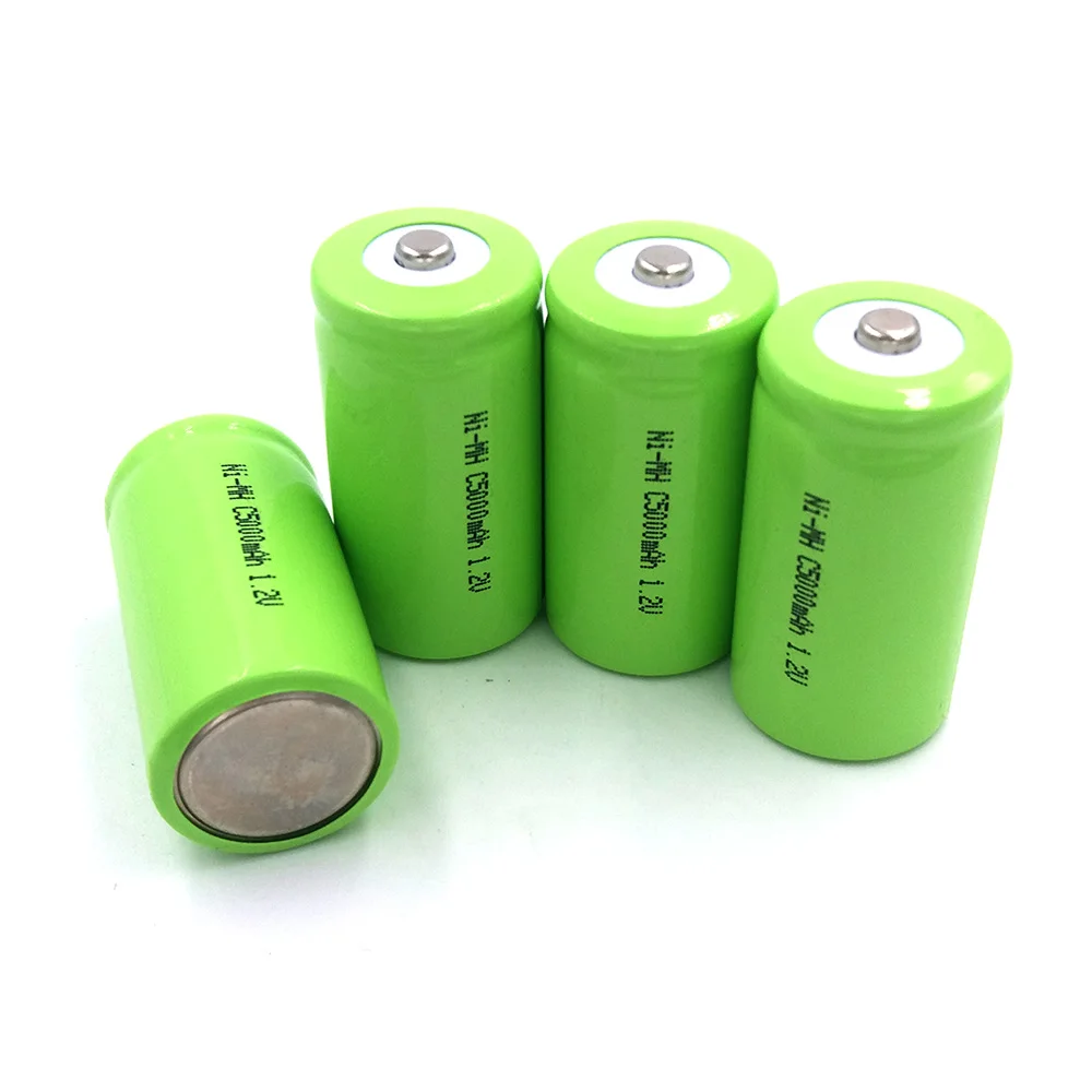 Аккумуляторная батарея Ni MH C 4 шт. 5000 мАч с двумя цифрами размер R14|batteries batteries|battery