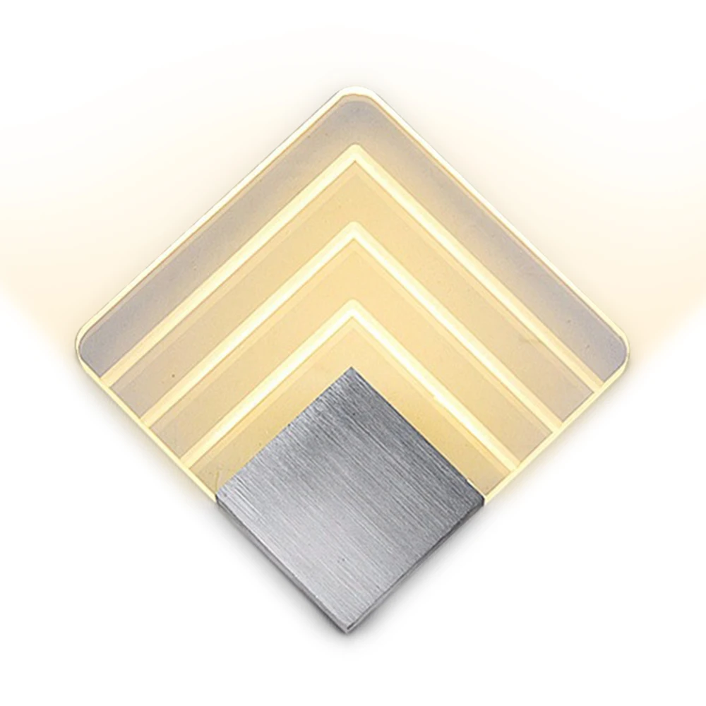 

110 220v Acrylic Led Wall Lamp Aluminum Wall Light Fixtures Wall Fixtures For Home Ladder Light Led Bathroom Appliances Stair