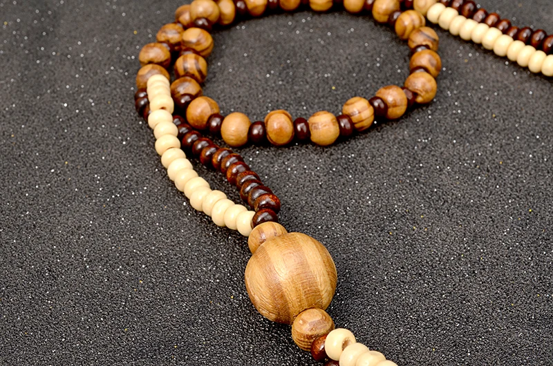 UDDEIN новейшая деревянная массивная цепочка с подвеской в виде слона, ожерелье для женщин, богемное ювелирное изделие, винтажное длинное ожерелье макси