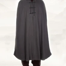 Зима Довольно теплая хлопковая медитация cloakmartial arts костюмы буддийские монахи robecape Одежда Форма серый
