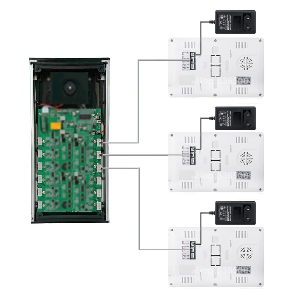 2/3/4 единицы домофон система телефон видео домофон Наборы Алюминий сплав Камера 7 "монитор видео звонок 7 ID брелок