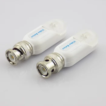 

Gakaki 10pair Twisted CCTV Balun Passive Video Transceiver BNC Cat5 Anti Thunder UTP Balun for DVR BNC Connector for CCTV Camera