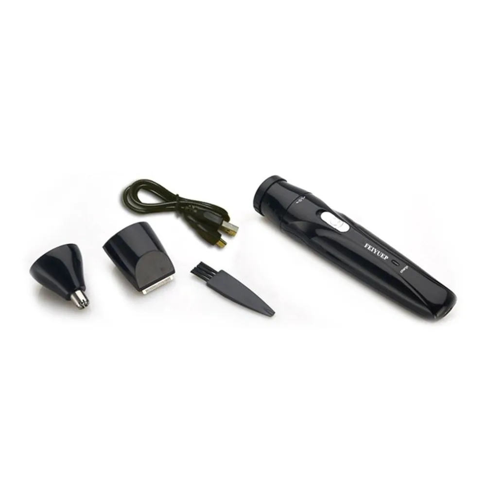 3 в 1 многофункциональная электрическая бритва для бороды, USB Перезаряжаемые Портативный мини триммер для носа и ушей бритвы для путешествий Применение дропшиппинг
