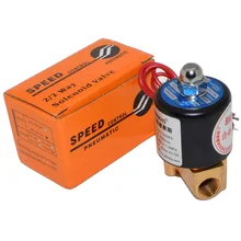 1/" двухсторонний 2 позиционный Пневматический электромагнитный клапан переменного тока 220 В 2W-025-08 магнитный клапан с номером отслеживания 12000619