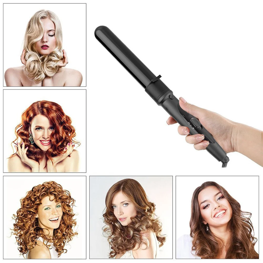 RUCHA hair curling wand kit professioanl salon styling tools (24)