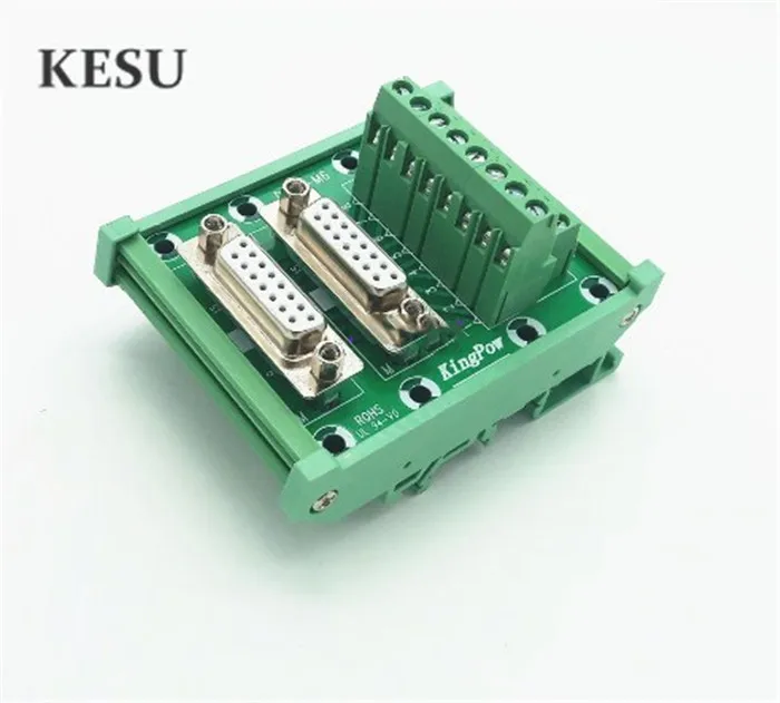5 шт. двойной DB15 15 pin 8PIN + 7Pin порты D-SUB Женский Мужской терминал Breakout Модуль платы