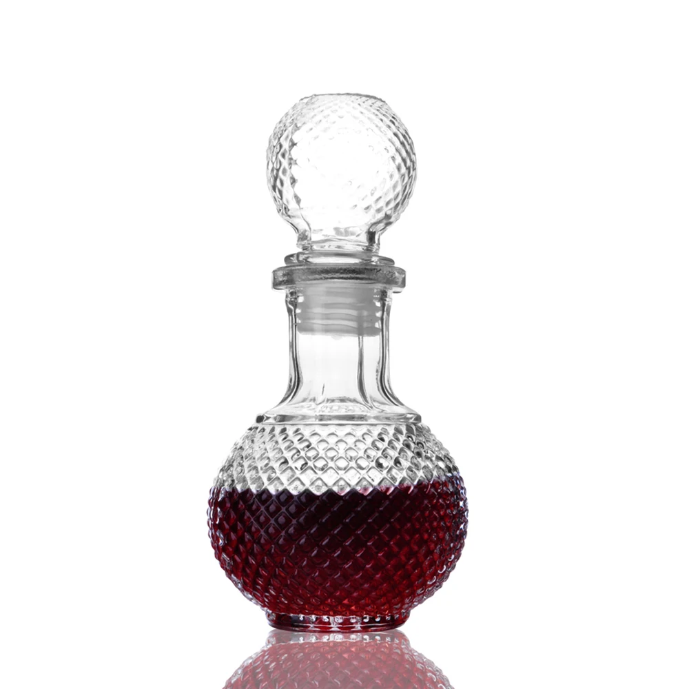 

250ml Glass Crystal Wine Bottle Shot Wine Decanter Dispenser Container Whiskey Liquor Carafe Water Jug Alcohol Decanter