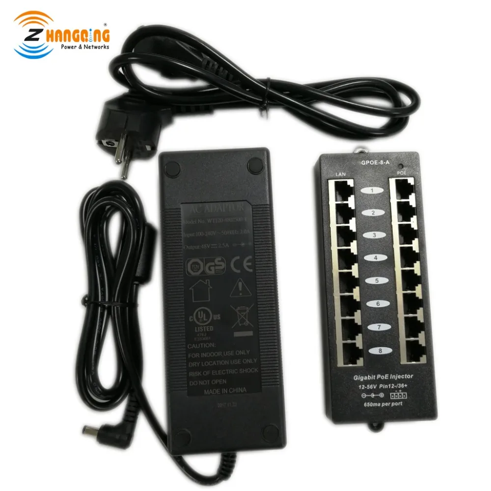 8 Port Gigabit Mode A 48v60w