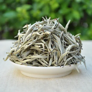 

China High Quality Organic Bai Hao Yin Zhen White Tea Refresh Chinese Silver Needle White Tea Natural Green Baihaoyinzhen tea