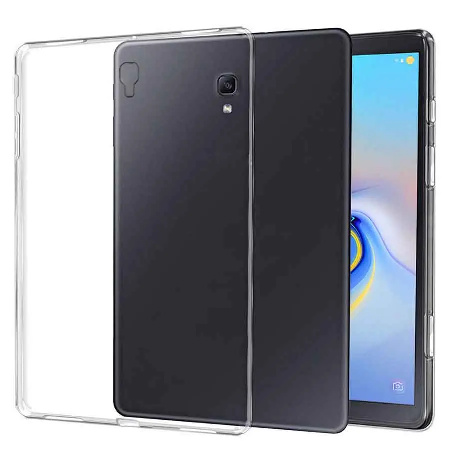 Soft TPU Case For Samsung Galaxy Tab S4 10.5'' SM-T830 T835 Clear Transparent Silicone Back Cover Slim Tablet Shockproof Case (1)