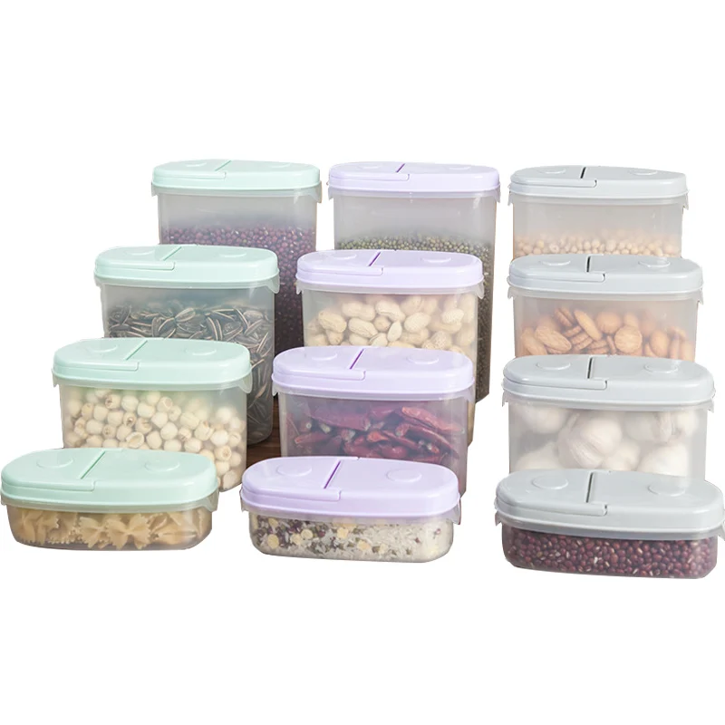 

Seal Insurance Tank Storage Plastic Crisper Grains Food Storage Box Kitchen Sorting Food Storage Box Container