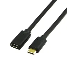 Gold plated USB type-C Extension Cable Male to Female USB C Extender Cord USB 3.1 Type C Fast Charging & Data Sync Compatible 1m 2m usb c usb 3 1 type c male to female extension data cable usb type c for laptop