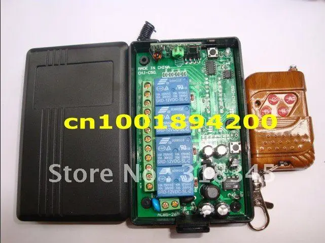 85 V 260 4CH Way Беспроводная лампа/выключатель питания RF система дистанционного