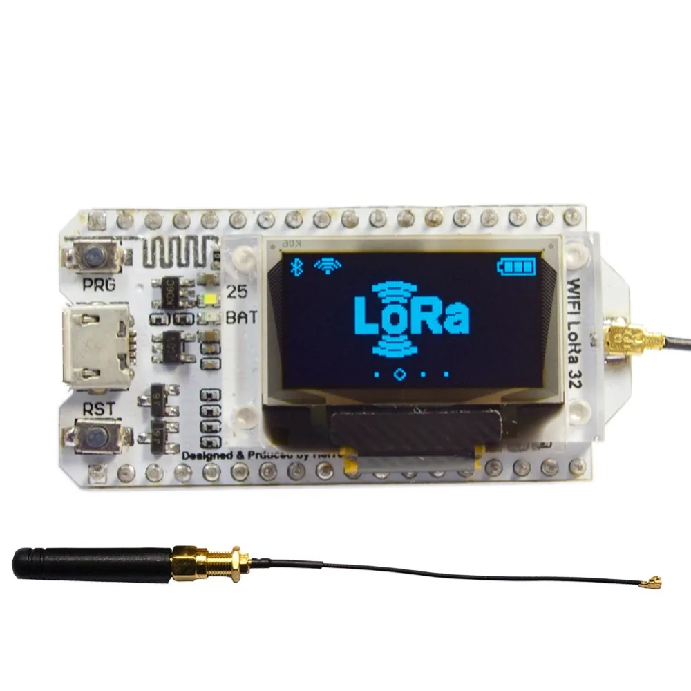 SX1278 LoRa ESP32 0,96 дюймовый синий oled-дисплей Bluetooth wifi модуль Lora трансивер IOT Плата развития 433 МГц 868 МГц 915 МГц