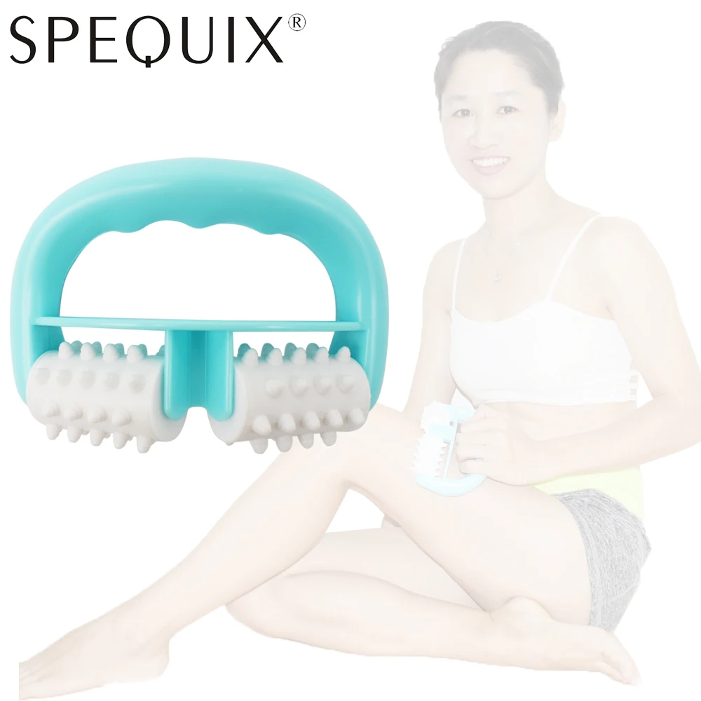 Manual Massage Roller 2 Wheels Muscle Massage Roller Cellulite Rollers