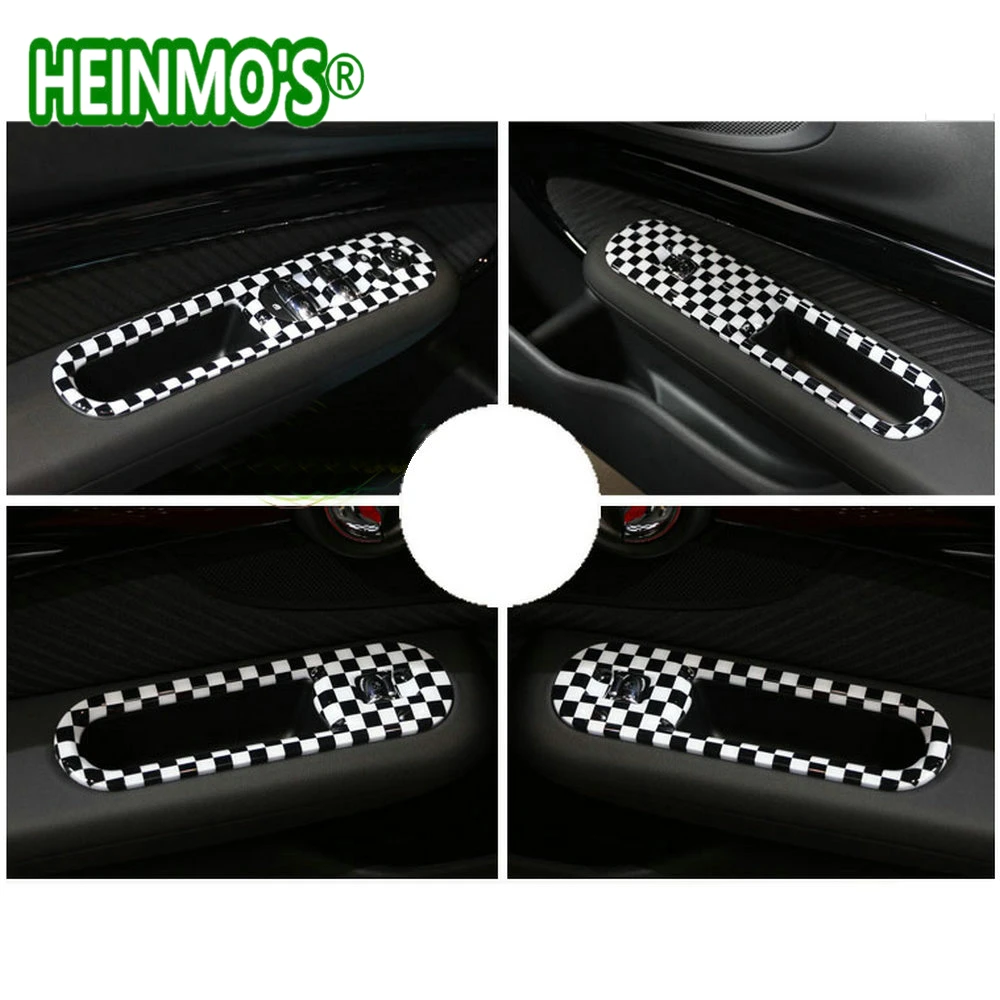 (F54) 4PCS For Mini Cooper Accessories Window Lifter Switch Button Sticker Cover For Mini Cooper F54 Accessorios For Mini F54 Clubman (7)