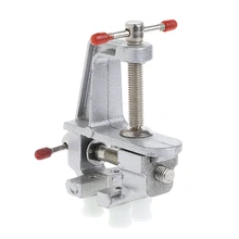 Мини Клещи инструмент Алюминий Малый Jewelers хобби зажим на стол тиски-Y103