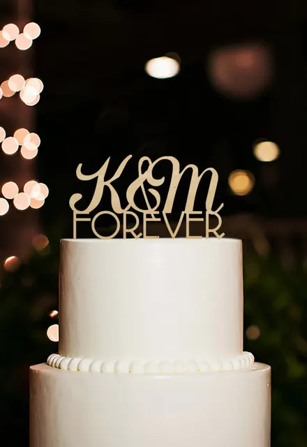 Aliexpress Monogram Cake Toppers Custom Initial Monogram Cake Toppers Custom Initial Topper Wedding Party Favor Forever