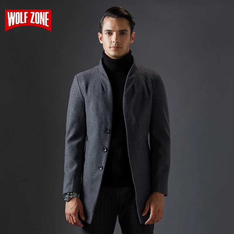 

Hot Sale Autumn Winter Men Coat Keep Warm Casual Business Fashion Mens Brand Overcoat Jacket Trench Outwear Windbreak Jackets