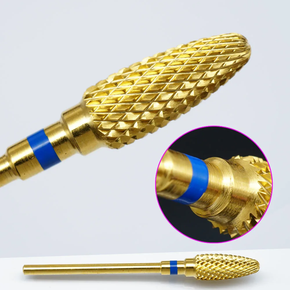 Buy Super good! Carbide gold coating Nail Drill Bit