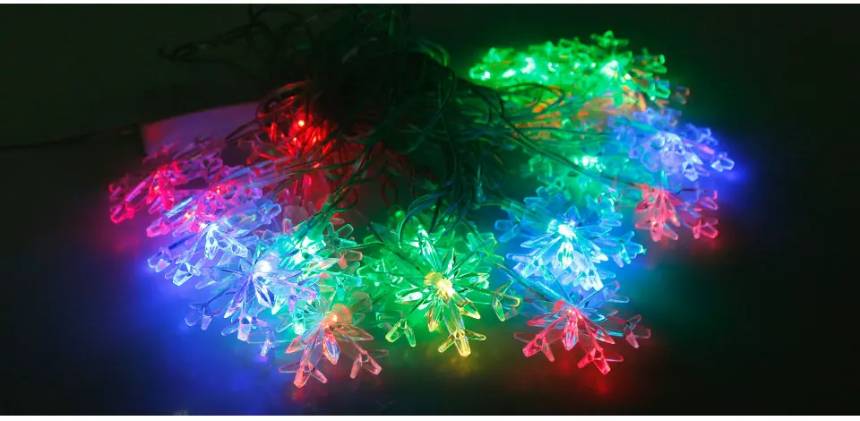 LED Holiday Light 4M 220V EU 110V US Plug Waterproof Fairy Star LED String Light for Home Party Holiday Christmas Decor (8)