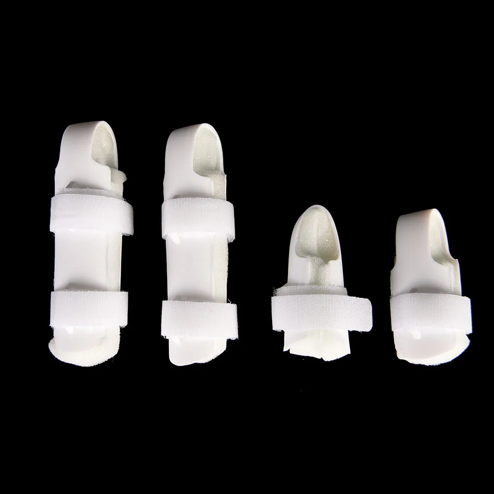 

4 Sizes 1Pc Plastic Finger Support Brace Mallet DIP Splint Joint Fracture Pain Protection Brace Support Hot Sale