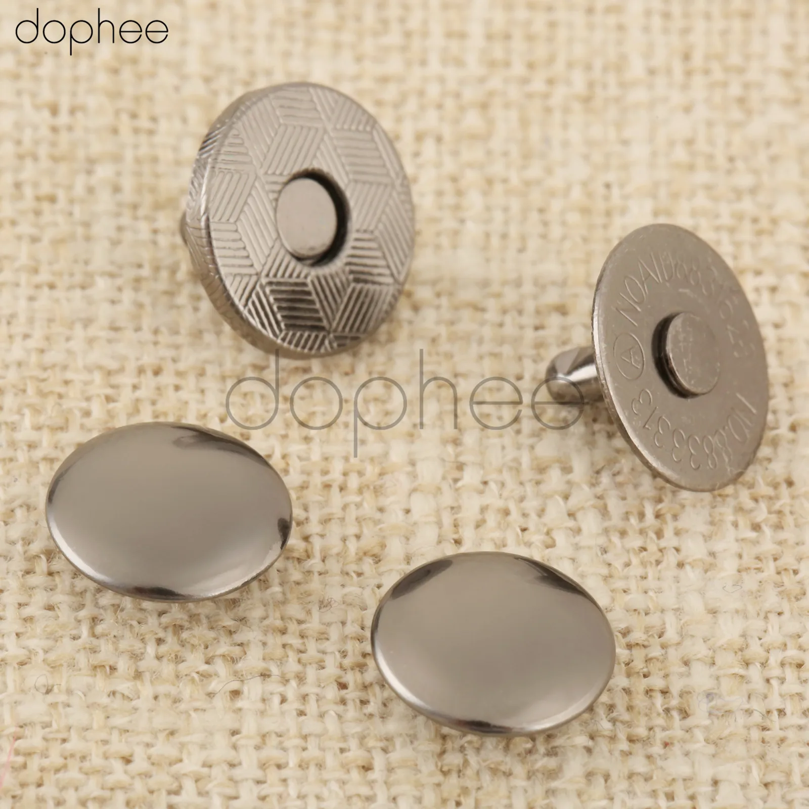 Dophee 10 комплектов 14/18 мм тонкие прочные магнитные застежки двухсторонние заклепки