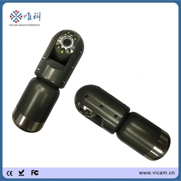

Vicam waterproof borehole camera 50mm pan tilt rotate deep well camera hea with 512Hz transmitter used for sewer pipe inspection