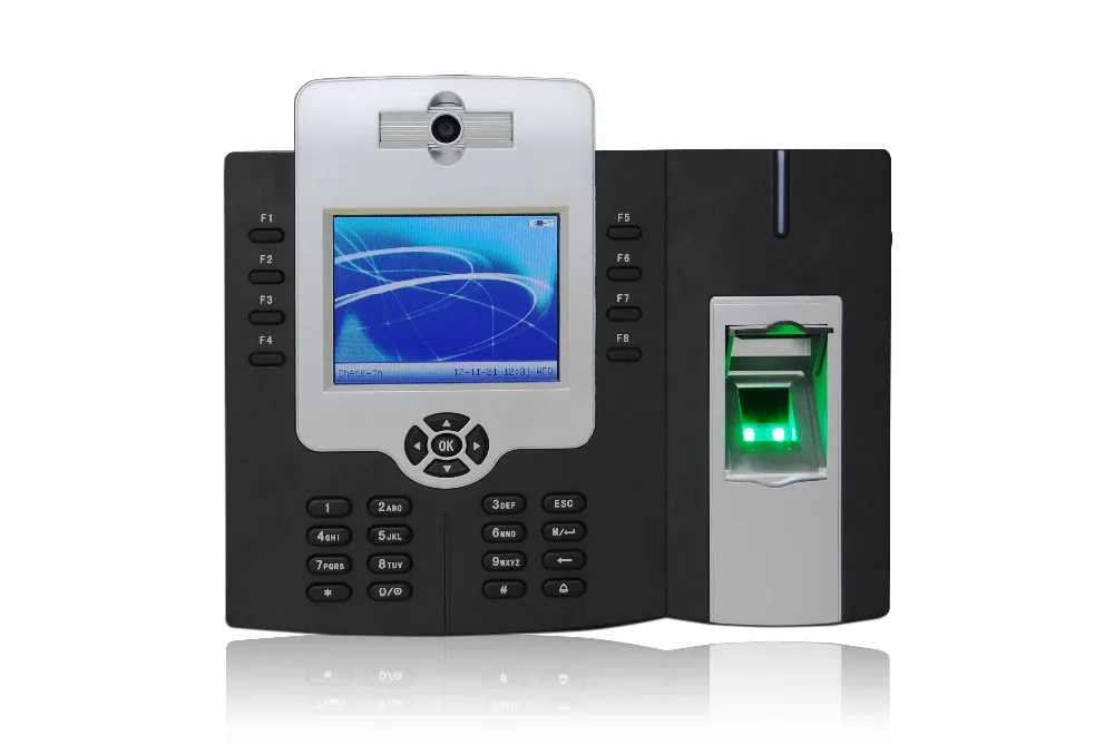 Internal camera biometric fingerprint access controller device and