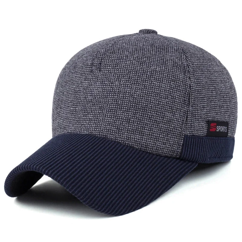 

VORON Winter Verdikte Baseball Cap Met Oren Men'S Katoen Hoed merk Snapback Winter Hoeden Oorkleppen Voor Mannen Vrouwen Hoed