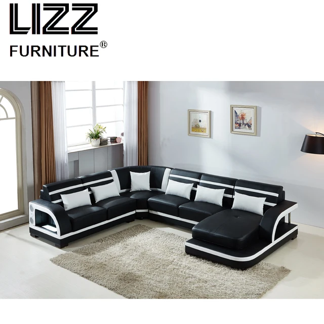 Contemporary Sofa Set Living Room Furniture Italian Modern U Shape Contemporary Sofa Set Living Room Furniture Italian Modern U Shape Corner Leather